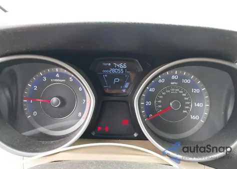 2013 Hyundai Elantra Gls from USA, damaged, VIN KMHDH4AE3DU748991